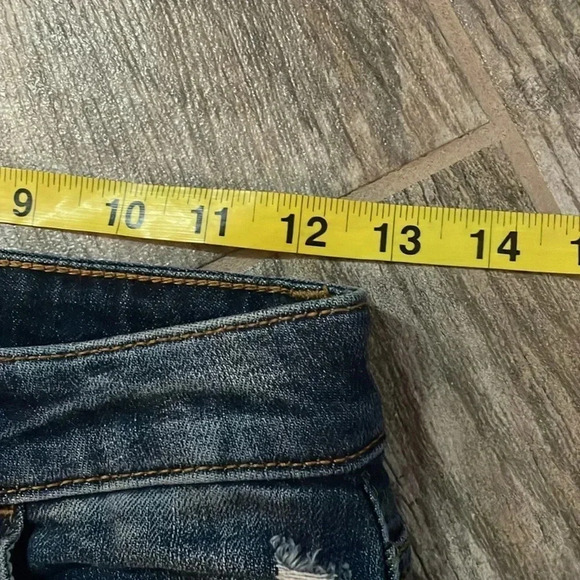 Willow & Root The Mom jean Medium wash Women’s size 25 Style WR150A Distressed - Picture 7 of 13